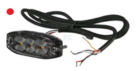 ILLA20073R00 Lampeggiante LED, rettangolare, 10/30V, rosso, 82x30x9 mm, 3 LED, Kramp